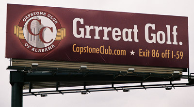 golf billboard in Atlanta