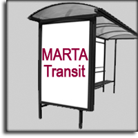 Atlanta OOH marta bus shelter advertising transit button