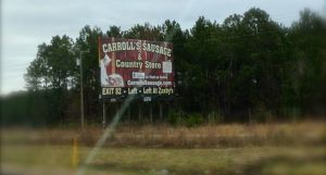 carroll's country sausage