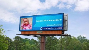 Creative Chatter Selfie Billboards