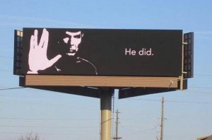 Leonard Nimoy Atlanta billboards