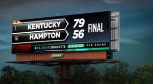 March Madness billboards