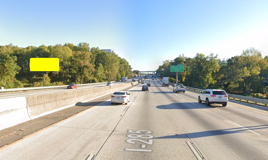 I-285, Camp Creek Parkway billboard   
